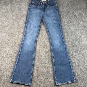 Levi's 725 High Rise Bootcut Jeans Women's Size 27 Medium Wash Denim